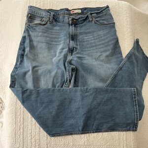 Wrangler Men's Light Blue Straight Jeans